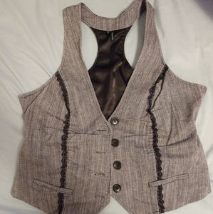 Gray vest